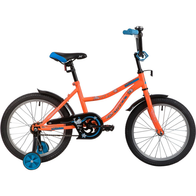 Детский велосипед NOVATRACK NEPTUNE 18” оранжевый 183NEPTUNE.OR20